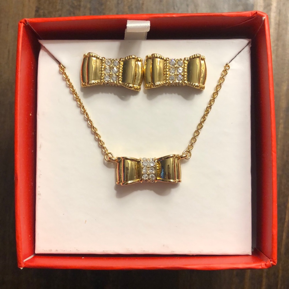 Kate Spade Moon River Pave Box Set in Gold